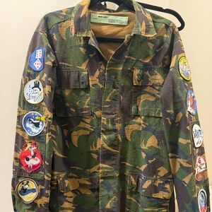 Off-White™ Camo Patch Military Jacket